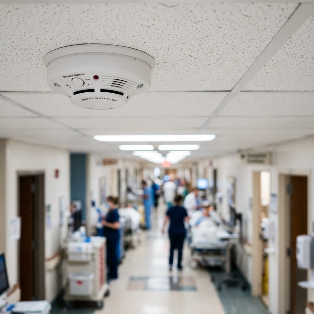 Ceiling smoke detector